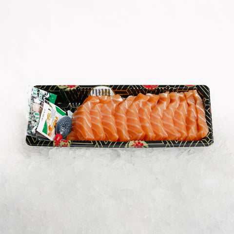 Salmon Atlantic Sashimi Grade tray – Sliced (200g)