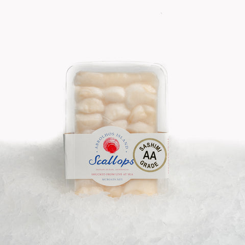 Abrolhos Island Scallop Packet (400g) – Sashimi Grade