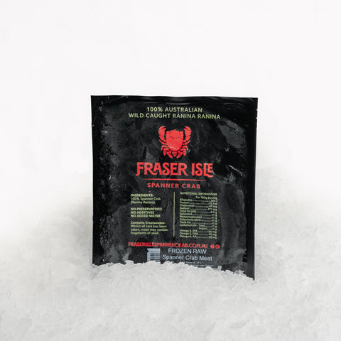 Fraser Isle Crab Meat – Spanner Crab Raw (150g)