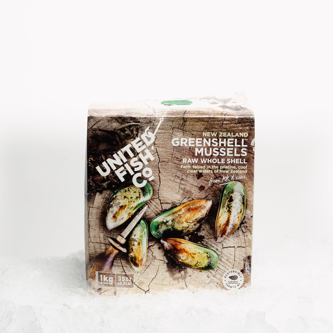 Mussel Whole NZ – Whole (1kg packet) – Astakos